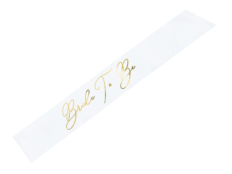 Feestbazaar Bride To Be Sjerp Wit/Goud