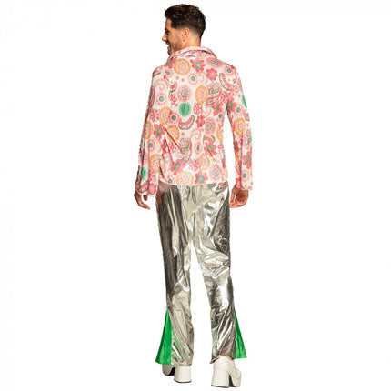 Feestbazaar Bright Bloom Hippie kostuum