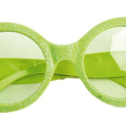 Feestbazaar Bril disco neon groen