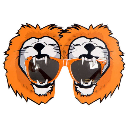 Feestbazaar Bril Leeuw oranje