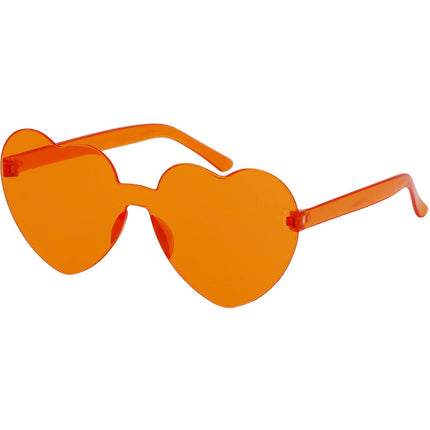 Feestbazaar Bril Oranje Hart