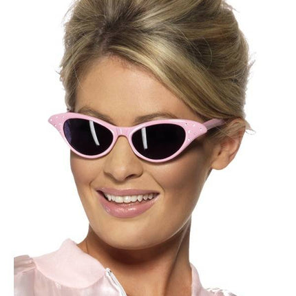 Feestbazaar Bril Rock 'n roll roze