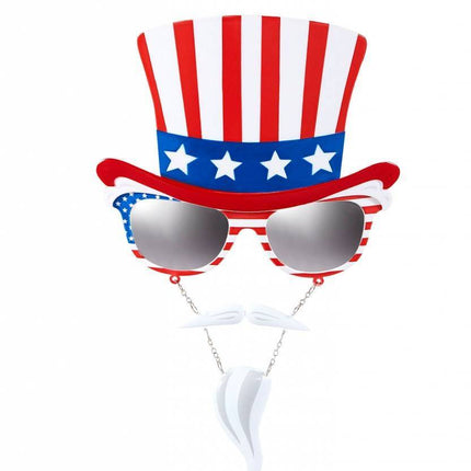 Feestbazaar Bril uncle sam