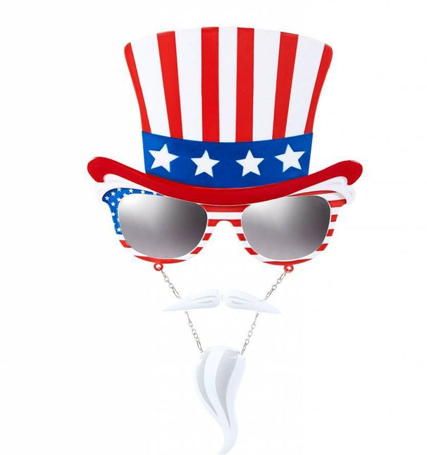 Feestbazaar Bril uncle sam