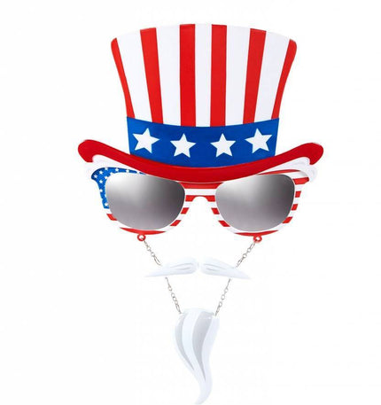 Feestbazaar Bril uncle sam