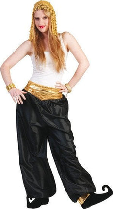 Feestbazaar Broek Ali Baba vrouw deluxe zwart Mix & Match