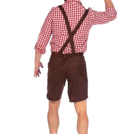 Feestbazaar Broek Tirol Kort Bruin Heren Konstantin