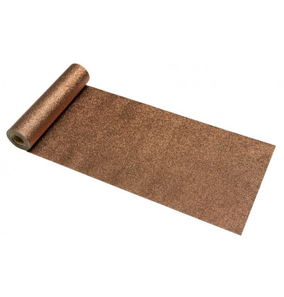 Feestbazaar Bronzen Glitter Tafelloper Premium (30x500cm)