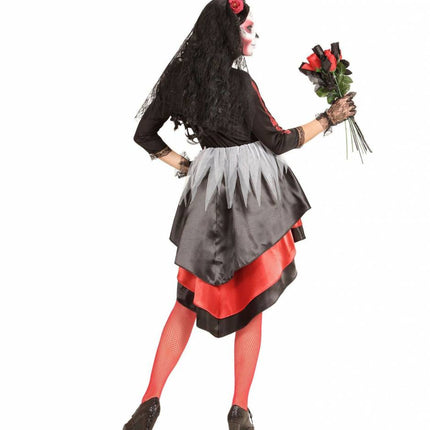 Feestbazaar Bruid Dia De Los Muertos Vrouw Kostuum