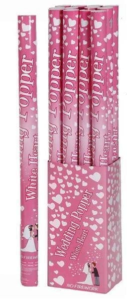 Feestbazaar Bruiloft confetti kanon 78cm