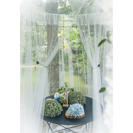 Feestbazaar Bruiloft Klamboe Tule Wit (100x230cm)