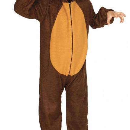 Feestbazaar Bruine beer onesie kind