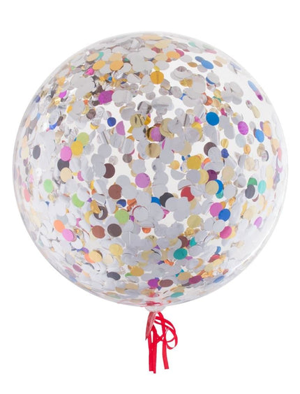 Feestbazaar Bubbel ballon met confetti mix