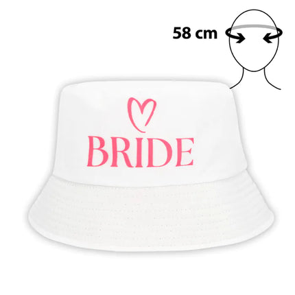Feestbazaar Bucket Hoedje Bride