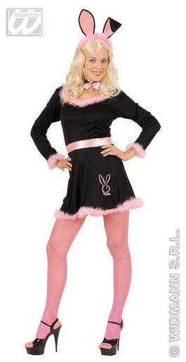 Feestbazaar Bunny kostuum zwart/roze