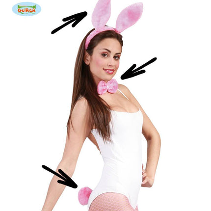 Feestbazaar Bunny Set Roze