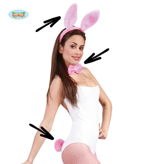 Feestbazaar Bunny Set Roze