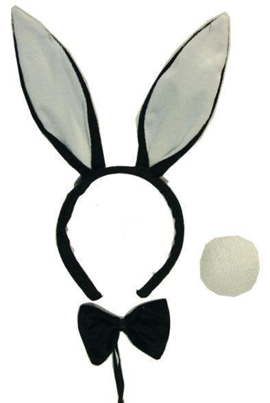 Feestbazaar Bunny set zwart