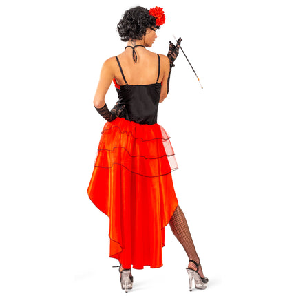 Feestbazaar Burlesque Jurk Briana Rood