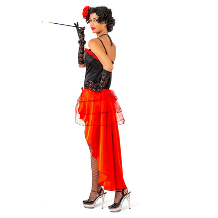 Feestbazaar Burlesque Jurk Briana Rood