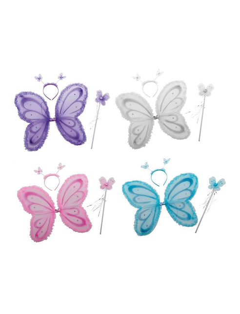 Feestbazaar Butterfly set 3-delig