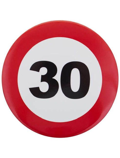 Feestbazaar Button 30 jaar