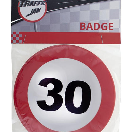 Feestbazaar Button 30 jaar