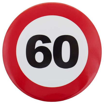 Feestbazaar Button 60 Jaar