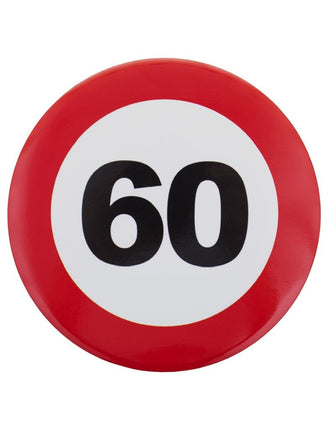 Feestbazaar Button 60 Jaar