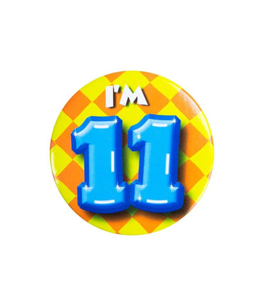 Feestbazaar Button Klein 11 Jaar