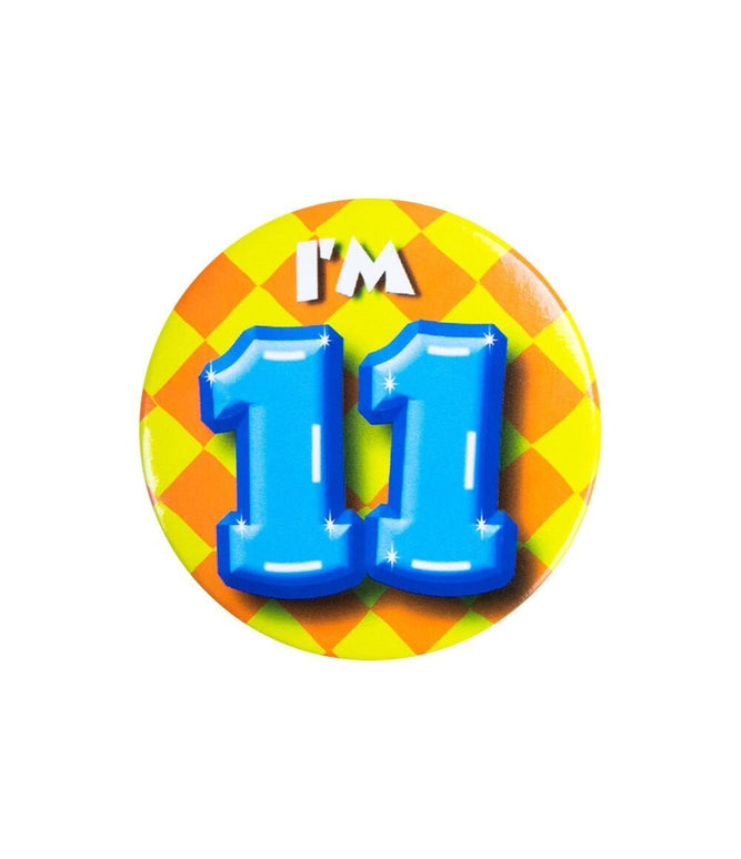 Feestbazaar Button Klein 11 Jaar