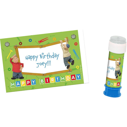 Feestbazaar Buurman en Buurman Bellenblaas Stickers (6st)