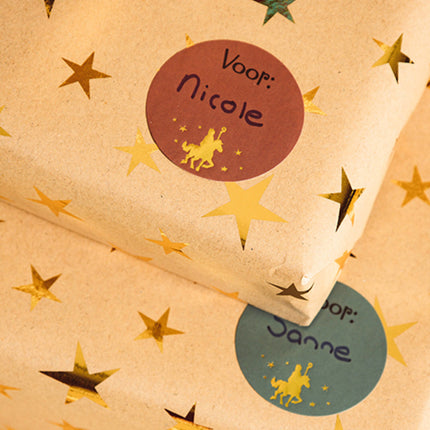 Feestbazaar Cadeau Naamstickers Sinterklaas Classic