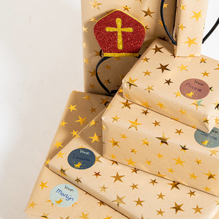 Feestbazaar Cadeau Naamstickers Sinterklaas Classic