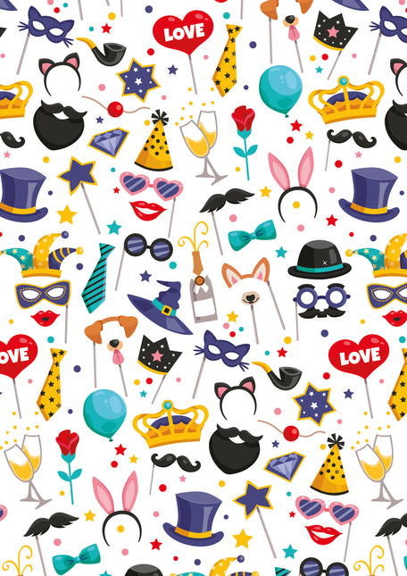 Feestbazaar Cadeaupapier Foto Props