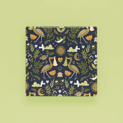 Feestbazaar Cadeaupapier Geboorte Chique Donkerblauw/Goud