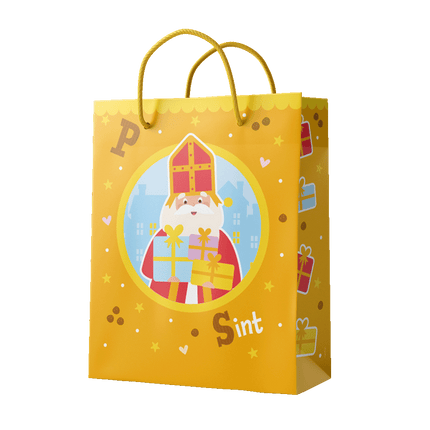 Feestbazaar Cadeautas XL Sint & Piet Cartoon Vigo