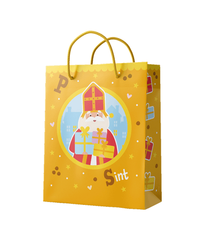 Feestbazaar Cadeautas XL Sint & Piet Cartoon Vigo