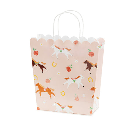 Feestbazaar Cadeautasje Paarden Perzik (1st)