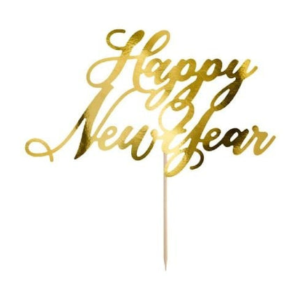 Feestbazaar Cake Topper Happy New Year - 24cm