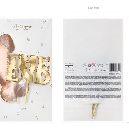 Feestbazaar Cake Toppers Vrijgezellenfeest