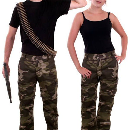 Feestbazaar Camouflage broek leger