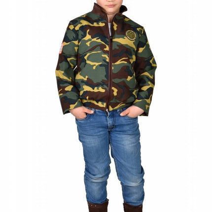 Feestbazaar Camouflage Jack Voor Jongens