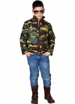 Feestbazaar Camouflage Jack Voor Jongens