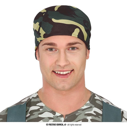 Feestbazaar Camouflage Kap Army