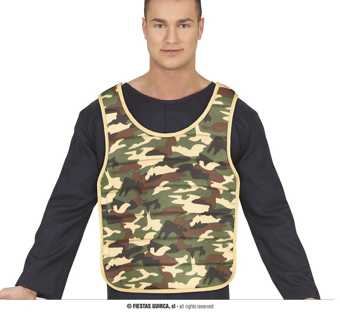 Feestbazaar Camouflage Vest Volwassenen