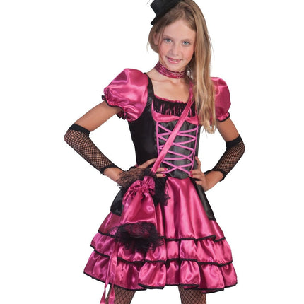 Feestbazaar Can Can Jurk Meisje Roze