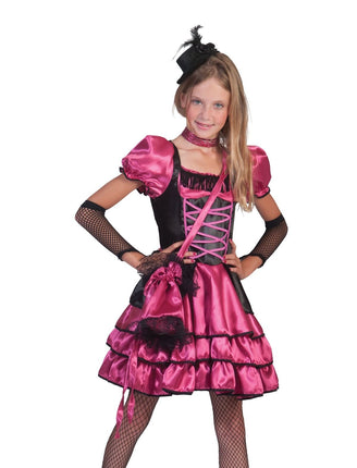 Feestbazaar Can Can Jurk Meisje Roze