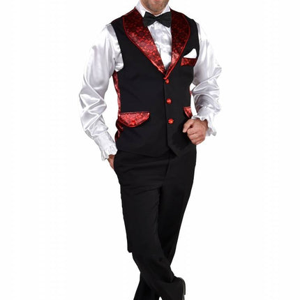 Feestbazaar Cancan Gilet Frans Revue Man