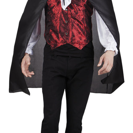 Feestbazaar Cape Bloodlust zwart (120 cm)